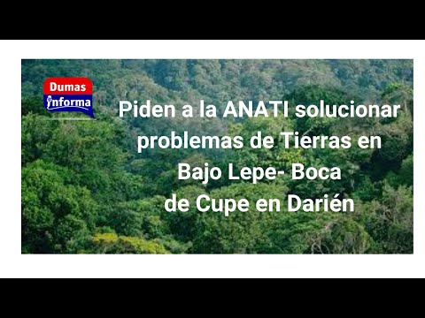 Solicitan a la ANATI resolver problemas de terrenos en Bajo Lepe, Darién