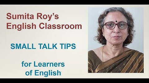 SMALL TALK TIPS for Learners of English
