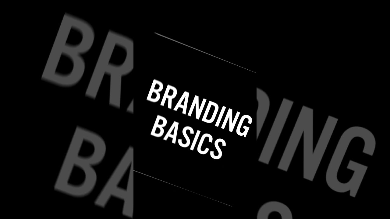 Branding Basics - LIVE every other Wednesday @ 12pm PT