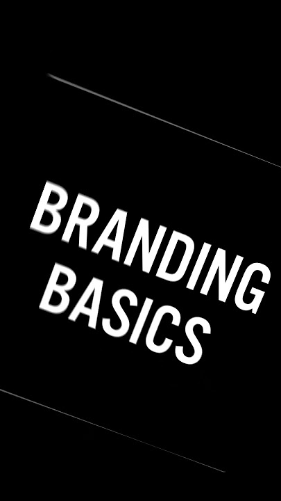 Branding Basics - LIVE every other Wednesday @ 12pm PT