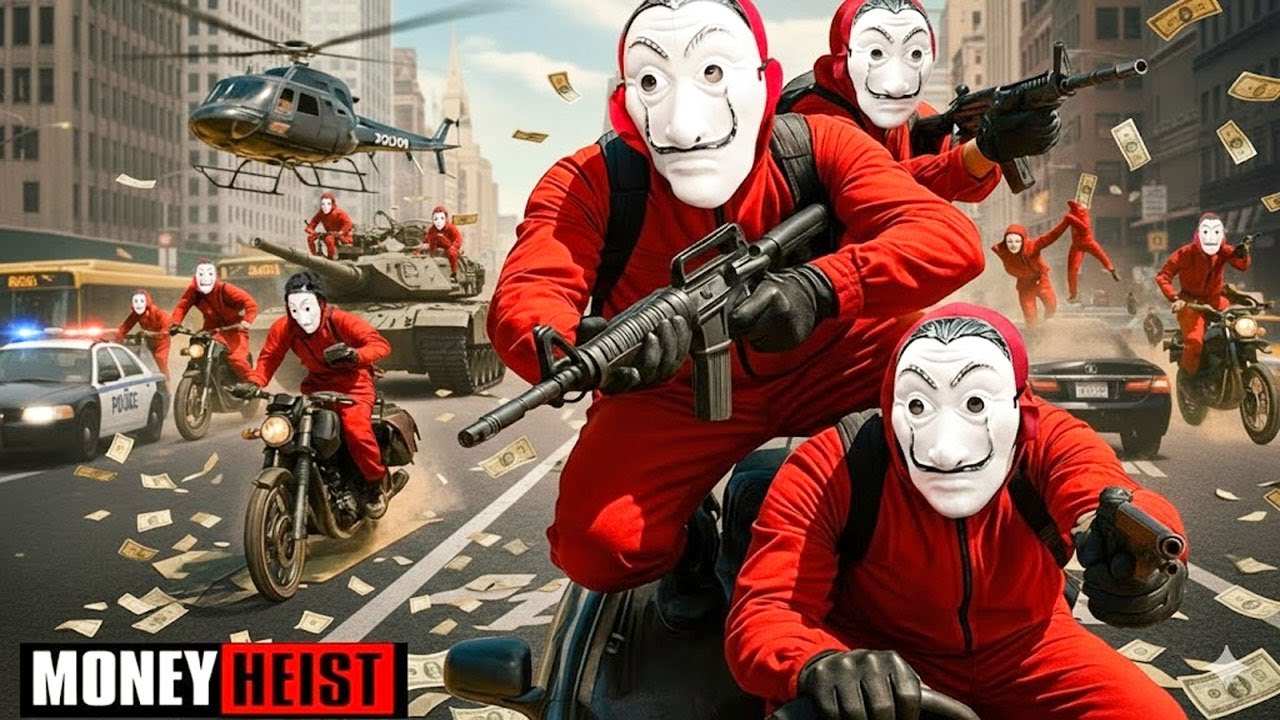 PARKOUR VS MONEY HEIST! 6 | BAD GUYS: No ESCAPE, Highway Mayhem (BELLA CIAO) Epic POV