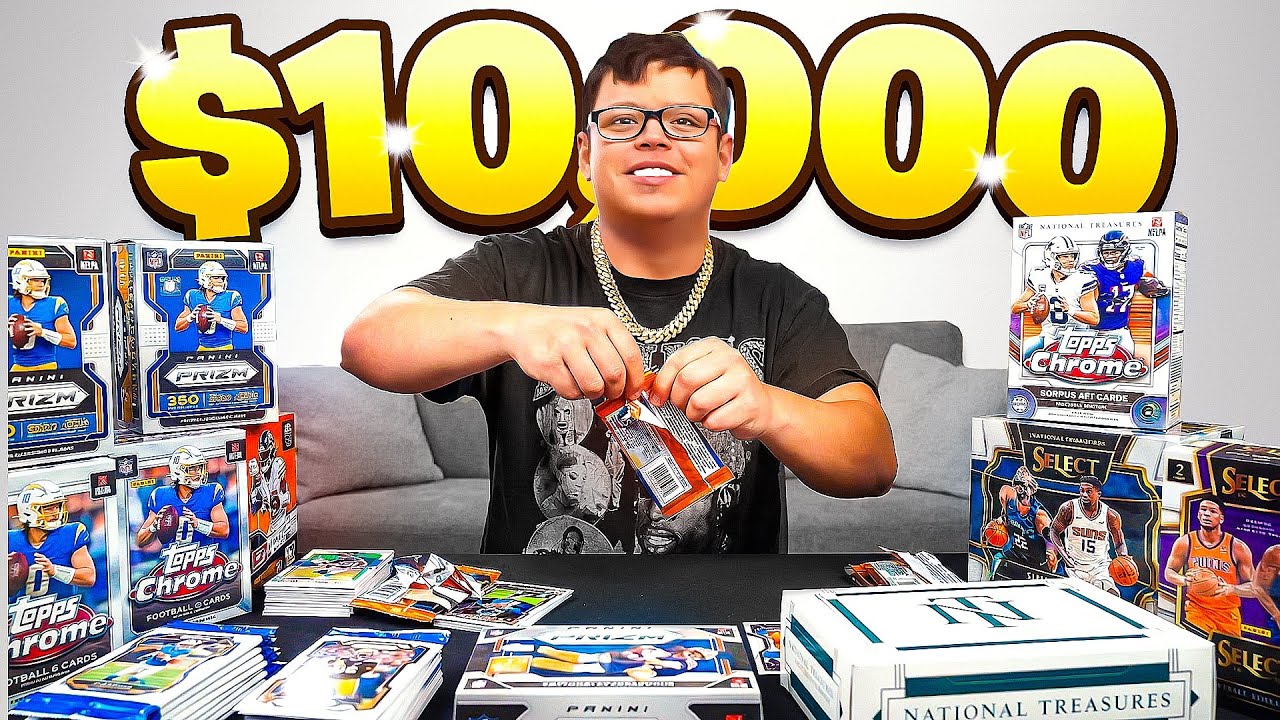 Stake Packs Rarest Card $10,000 Rare Sports Cards Pack Opening! - YouTube