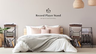 Record Player Stand | Life requires a sense of ceremony