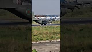 Army fighter jet lands at Dhaka Airport after completing training.#shorts#shortsfeed#fighter#airport