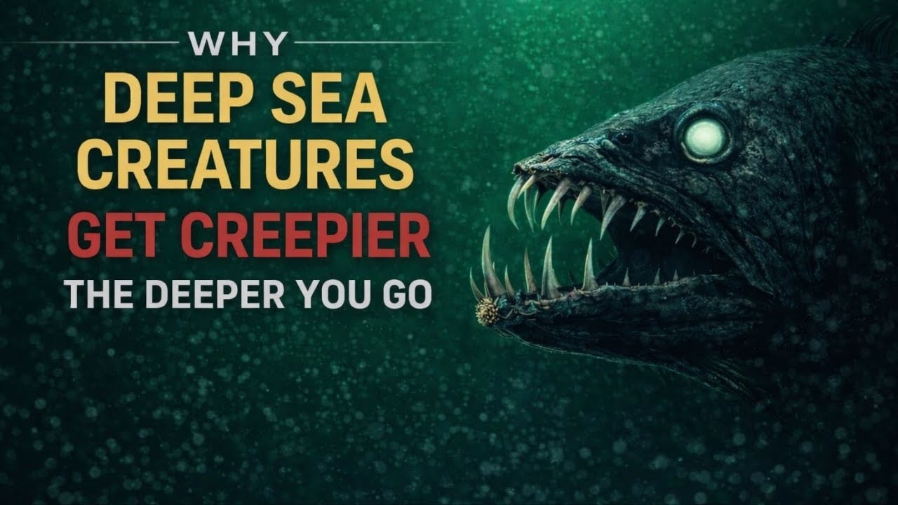 Почему глубоководные существа становятся всё страннее, чем глубже вы погружаетесь