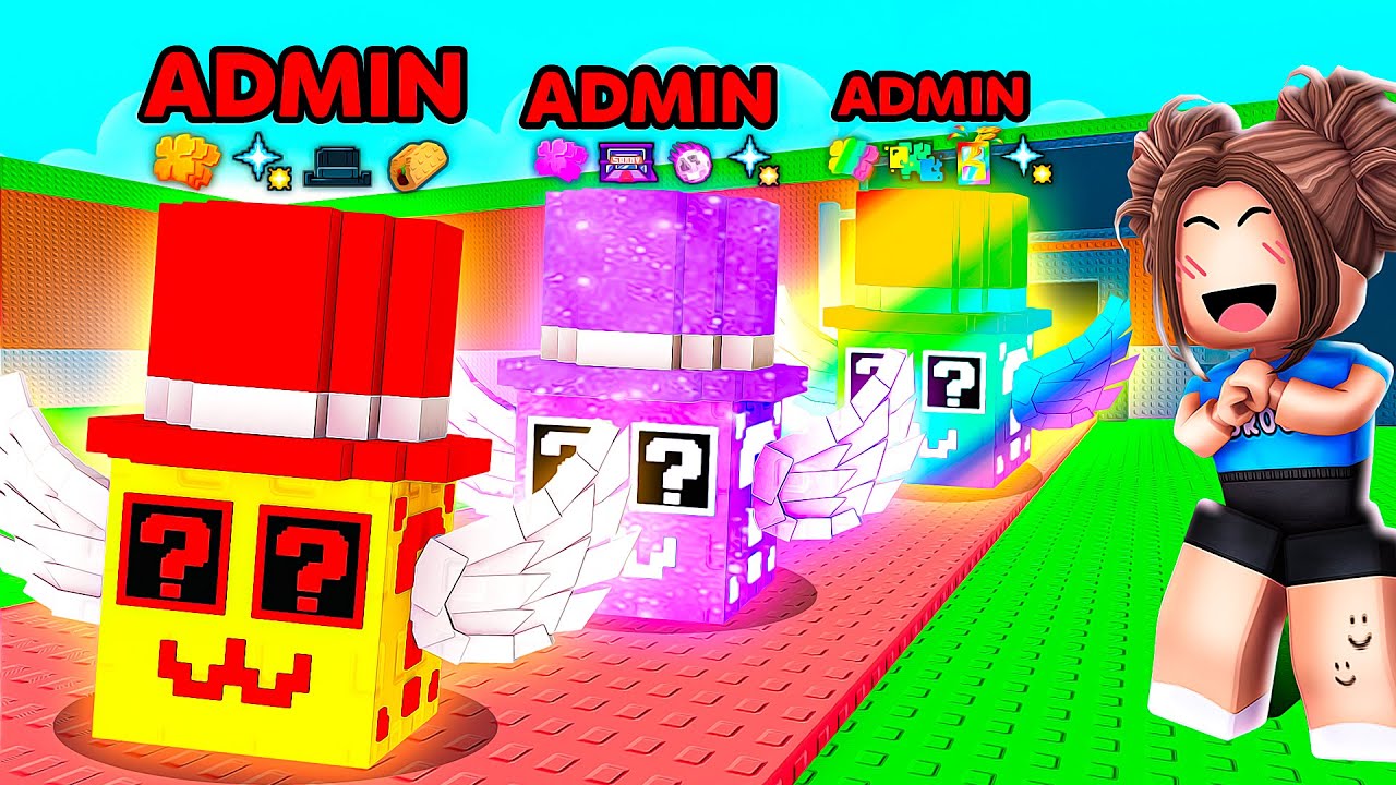 Steal a Brainrot Owner Gave Me Infinite ADMIN LUCKY BLOCKS!