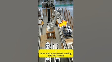 MEET our new AUTO palletizer robot in #food #chemical  industry