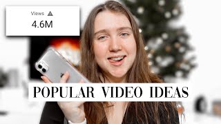 50+ YouTube Video Ideas That Will BLOW UP! (Winter + Christmas\/Vlogmas Edition)