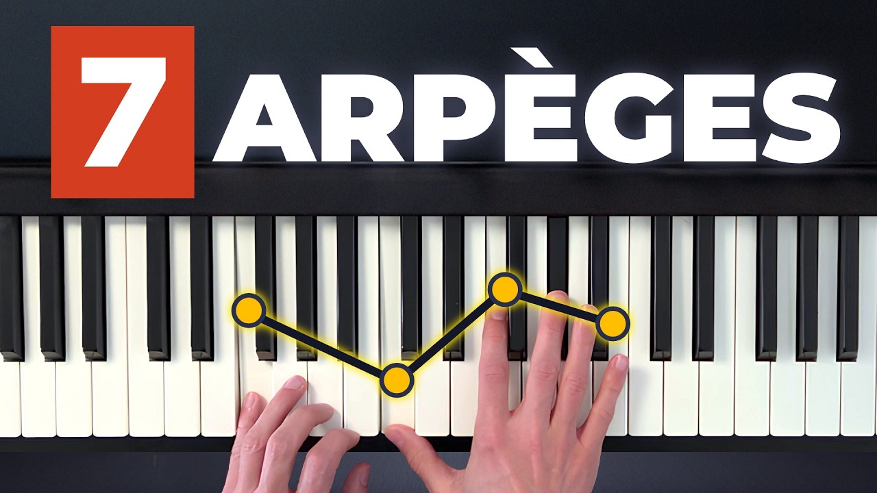 7 arpèges de chansons ICONIQUES adaptés au piano