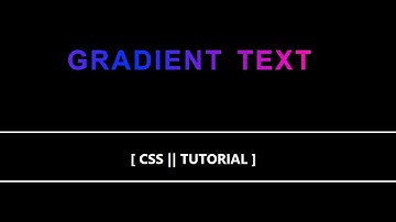 Gradient text animation || Color changing effect by CSS