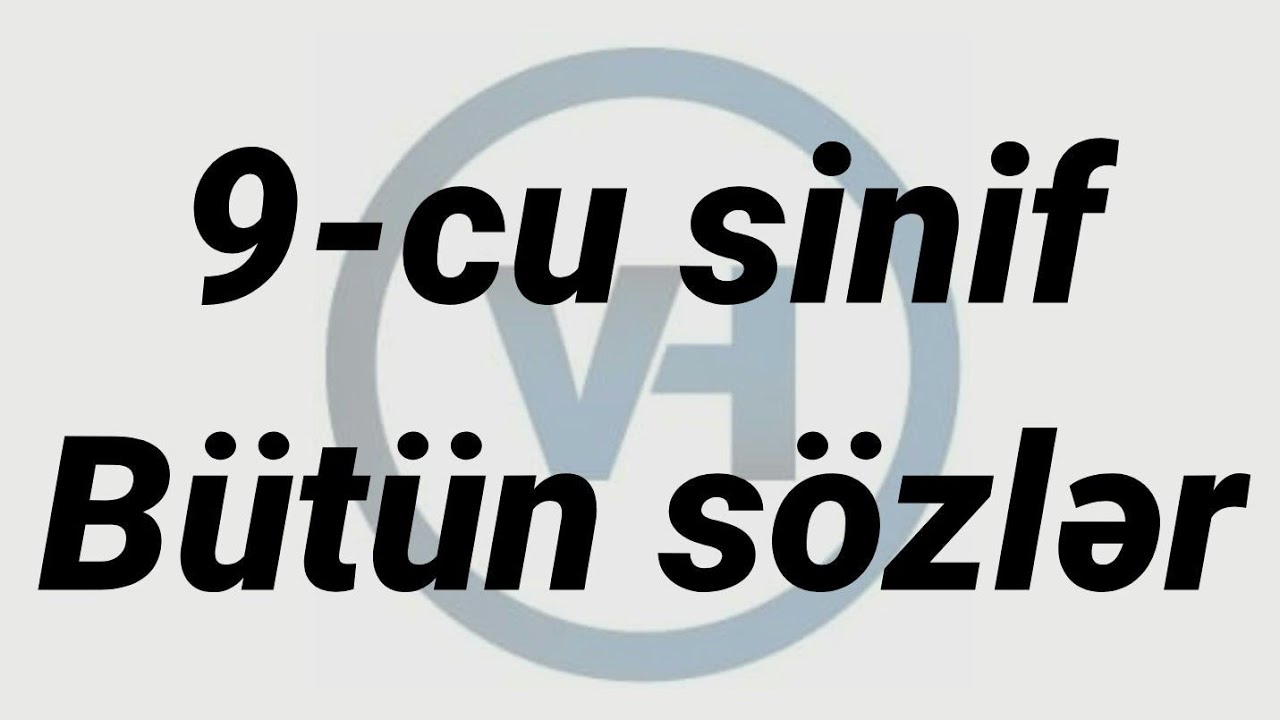 Sozler - sinif 9 - hamisi