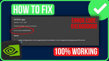 Nvidia App Error Code 0xe60000 [FIXED] | Fix Error Code 0xe60000 Nvidia App