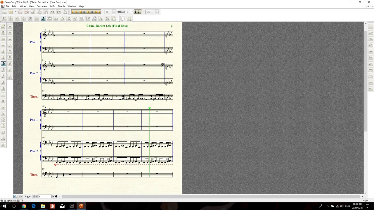 Chum Bucket Lab (Final Boss) sheet music-Spongebob: Battle for Bikini Bottom