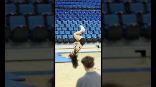Standing tumbling pass for my senior year tryouts🥳 #ucla #cheer #tryouts #college #collegecheer