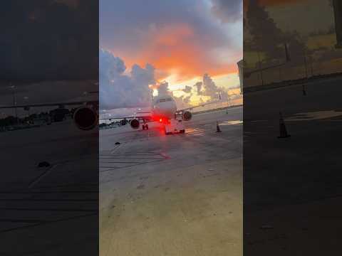 Airbus Aircraft Pushback Timelapse