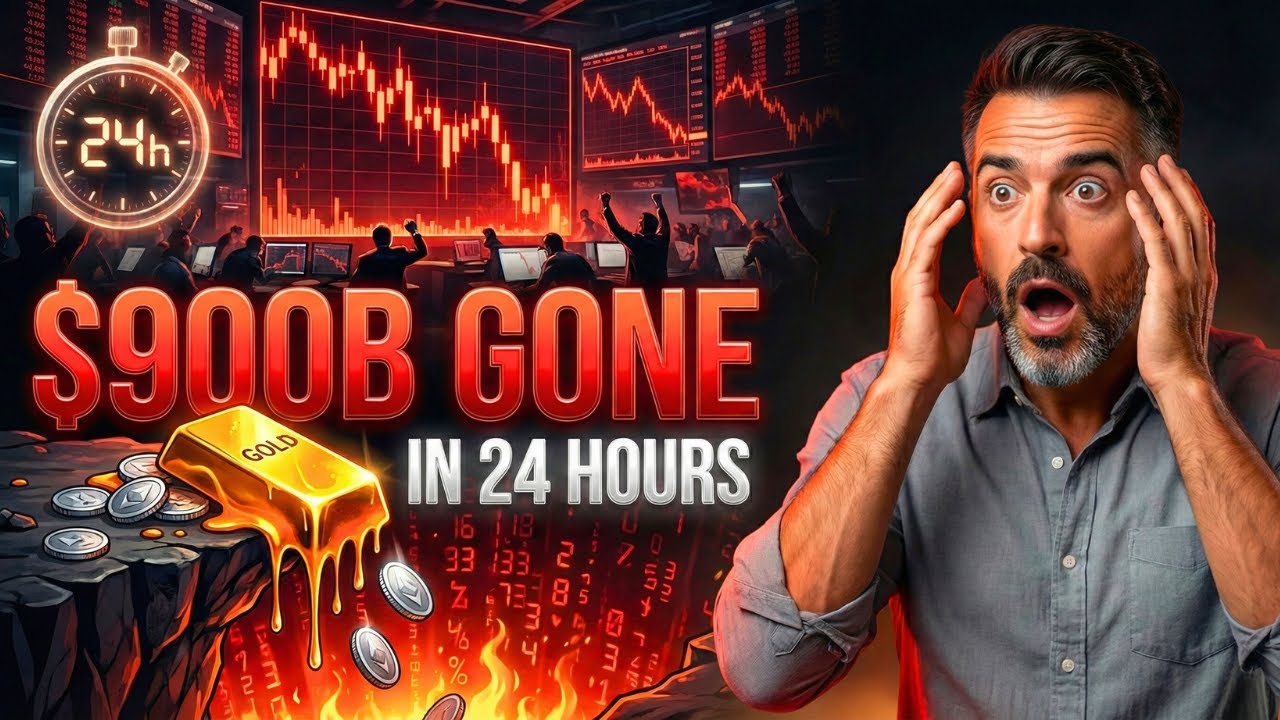 GOLD & SILVER MELTDOWN: $900 Billion Erased in 24 Hours (What Really Happened)