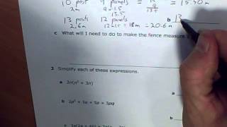Kerboodle 1C Chapter 3 test worked solutions