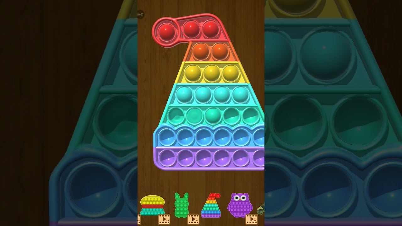 ASMR Satisfying Rainbow Pop It! 🌈✨ 