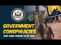 10 Government Conspiracies That Were Proven to be True
