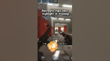 Train doing exactly what ropz did in his best highlight  #cs2 #csgo #counterstrike #ropz  #faceit
