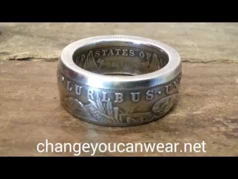 Morgan Silver Dollar Coin Ring