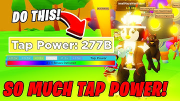 THIS WILL MAKE MY TAP POWER INSANE! | Tapping Simulator