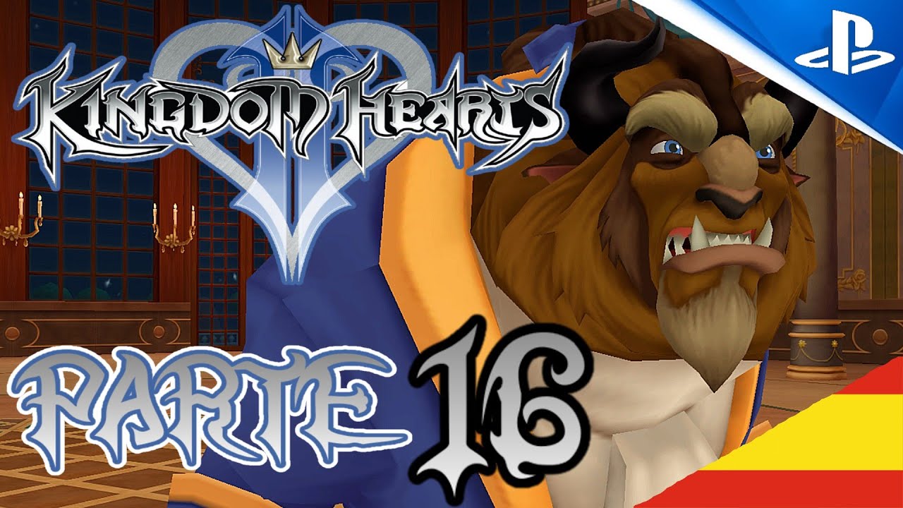 KINGDOM HEARTS 2 Gameplay Español - Parte 16 / CASTILLO DE BESTIA (LA BELLA Y LA BESTIA) 1080p 💙⚔️