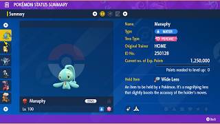 Manaphy (Any NPCs) - Solo #3 - 7 Star Greninja Raid - Pokemon Scarlet/Violet