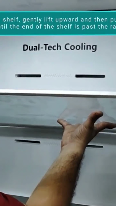 How to adjust the main shelf
