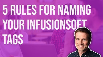 5 Rules for Naming Your Infusionsoft Tags