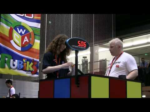 Breandan Vallance — Breandan Vallance 3x3x3 Final - Speedcubing World Champion 2009 Dusseldorf