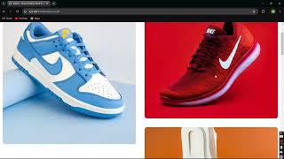 Shoes Website using Bootstrap 5 HTML CSS JS Website Template