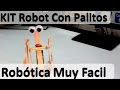 Robot Con Palitos De Helado - Proyectos Muy Fácil De Hacer kits de robotica