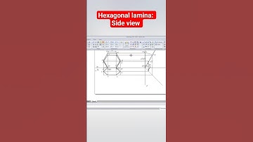 Side view problem: Projection of Planes #engineeringdrawing #projectionofplanes #caed #vtu