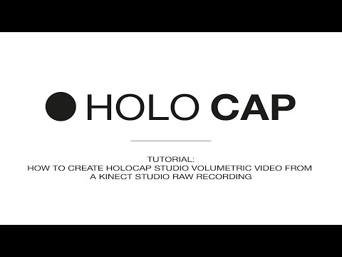 Tutorial: Create HoloCap Studio volumetric video from a Kinect Studio raw recording