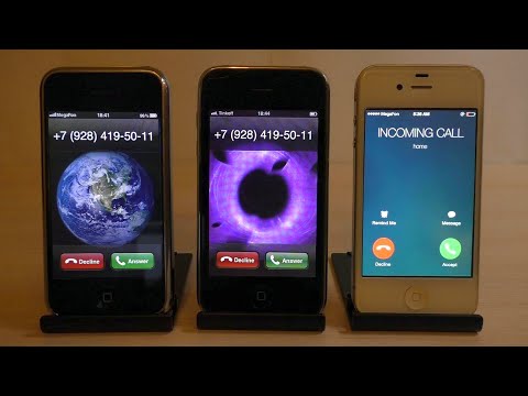 iPhone 2G vs 3G vs 4 Incoming Calls