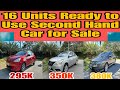 16 units ready to use second hand car for sale