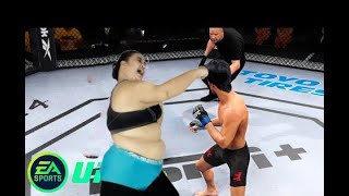 Bruce Lee vs Queen Lolipop Sumo ( EA Sports UFC 4 ) wwe mma