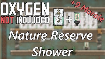 Nature Reserve Shower Combo - Easy +9 Morale - Oxygen Not Included