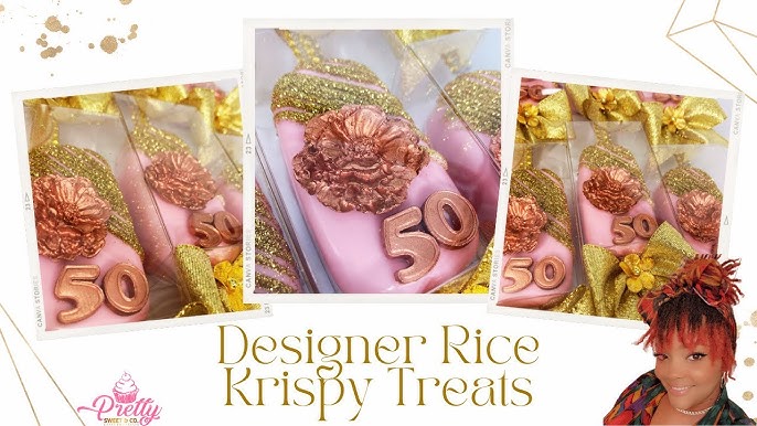 Step by Step: Rice Krispie Treats in Cakesicle Molds  Easy Party Favors  for Drive By Baby Shower 