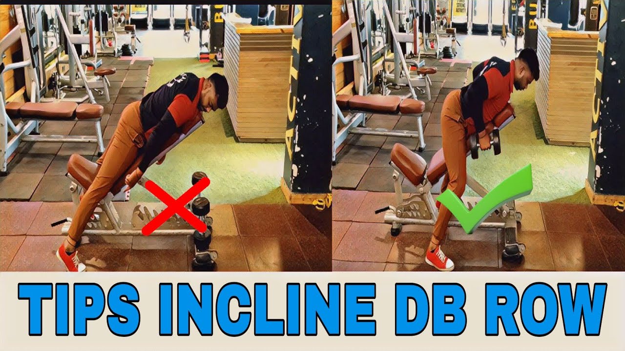 Db Rac Row HOW TO DO INCLINE DB ROW - YouTube