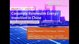Solarplaza Webinar: Corporate Renewable Energy transition in China