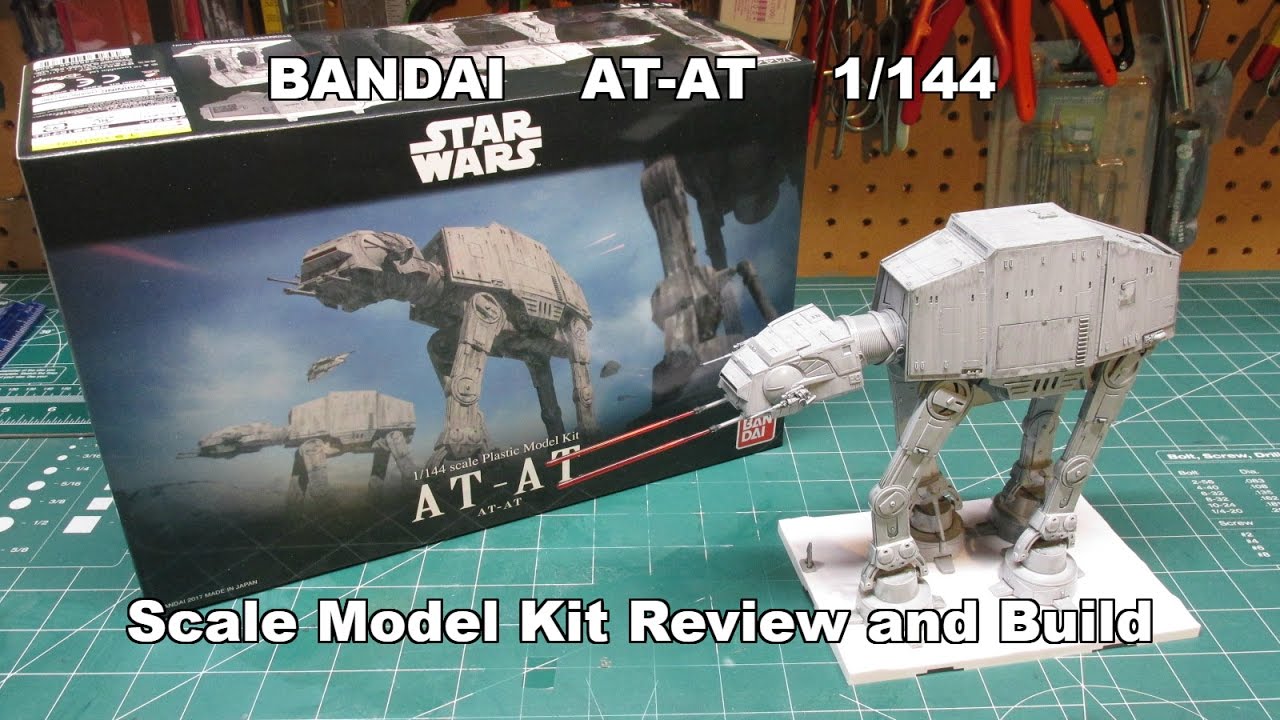 Bandai AT-AT Star Wars 1/144 Model Kit Build Review 214476 