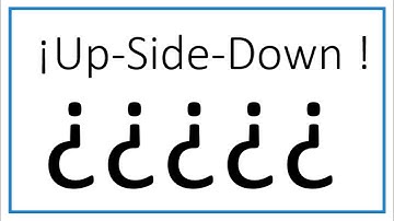 ¿How to put an Upside-Down Question Mark in Microsoft Word?