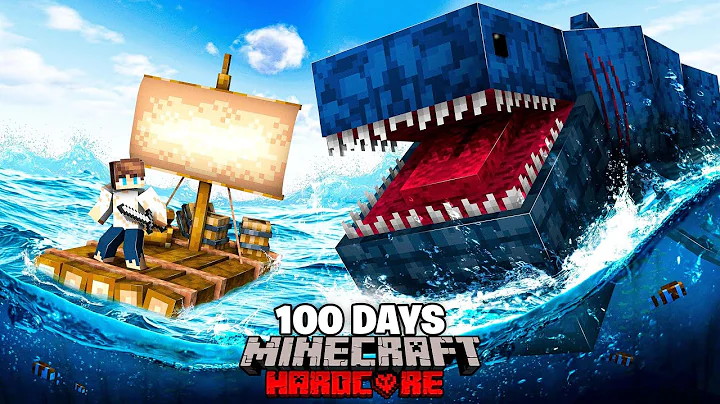 I Survived 100 Days ON A RAFT in Minecraft Hardcore! (FULL MOVIE)