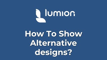 Lumion 12 5 tutorial  How to show alternative designs with Variation Control