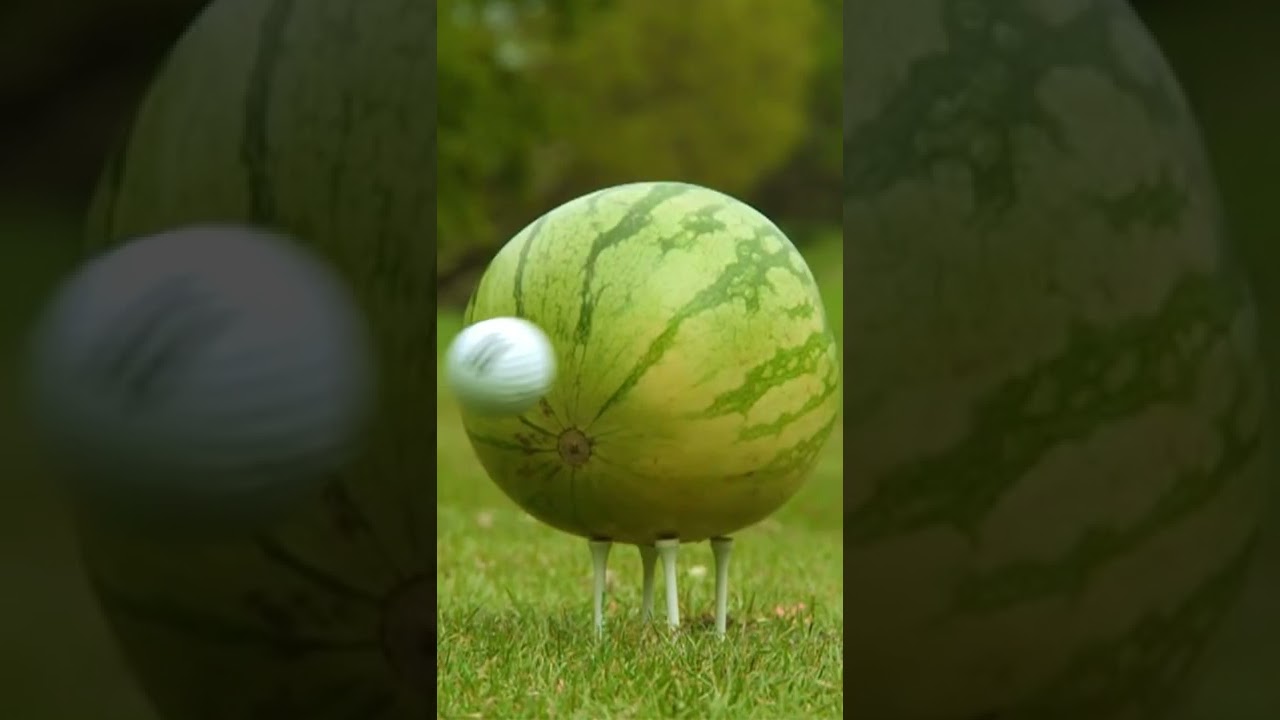 WATERMELON vs GOLF BALL! 🍉