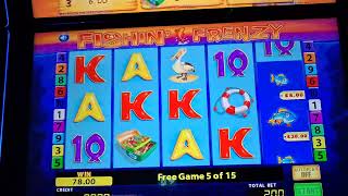 £2 stake 4 scatter bonus 15 free spins on fishing frenzy screenshot 5