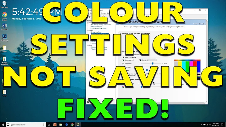 FINALLY fix NVIDIA colour settings resetting after restart/reboot/startup/bootup - Windows 10