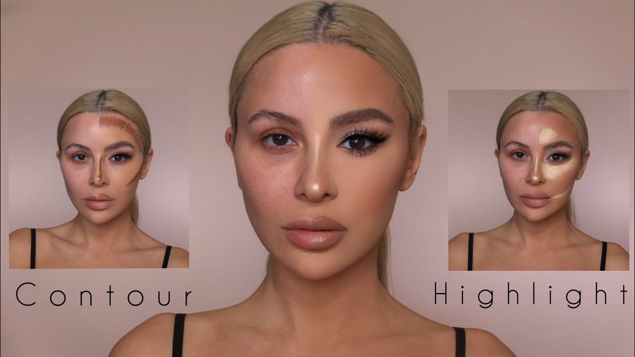 Half face lift! The power of Contour and Highlight! 